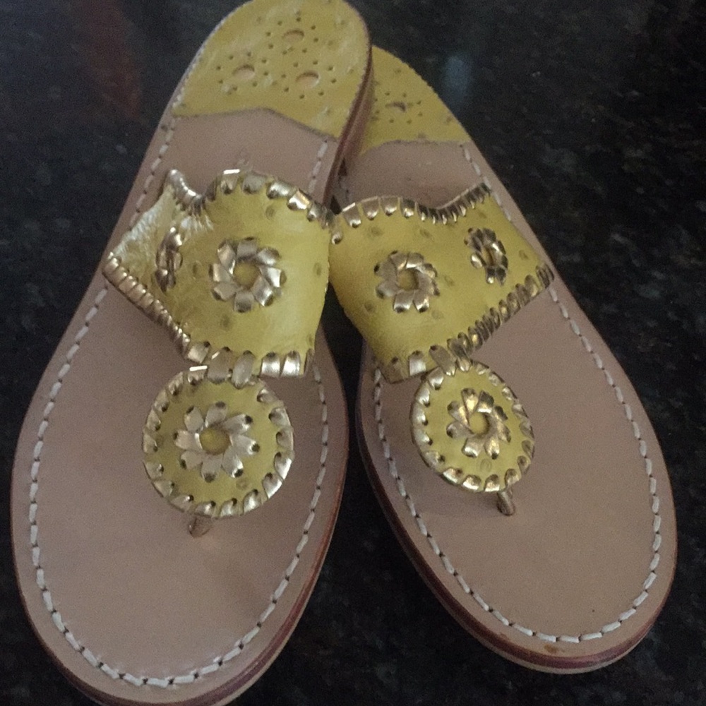 RARE Ostrich sandals exclusive Jack Rogers 8